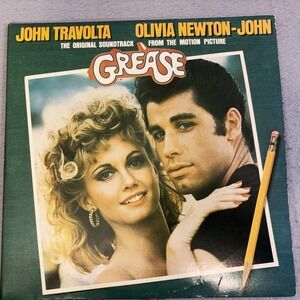 Grease Original Soundtrack Vinyl Record Olivia Newton John Travolta RSO Records